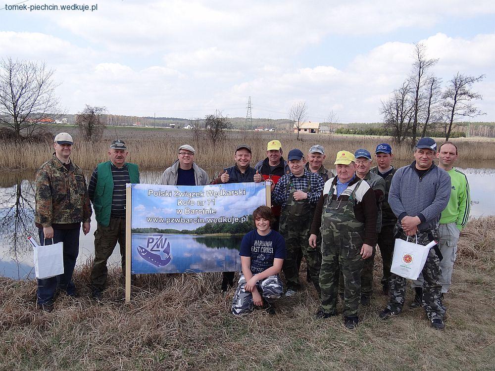 Wyniki Wiosennych Spławikowych Zawodów Wędkarskich Kola nr 71 w Barcinie 2012