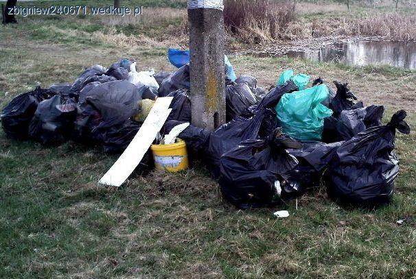 Porządki nad zbiornikiem w Opocznie