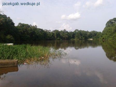 Rzeka Ebel Abanga w Gabonie