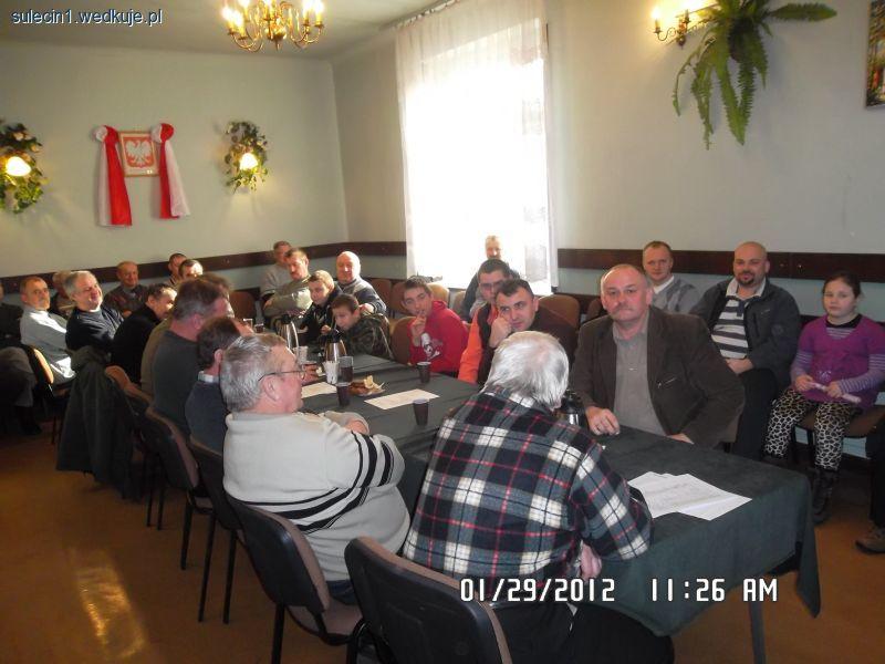 Walne Zgromadzenie Członków Koła PZW Nr 1 w Sulęcinie 29.01.12