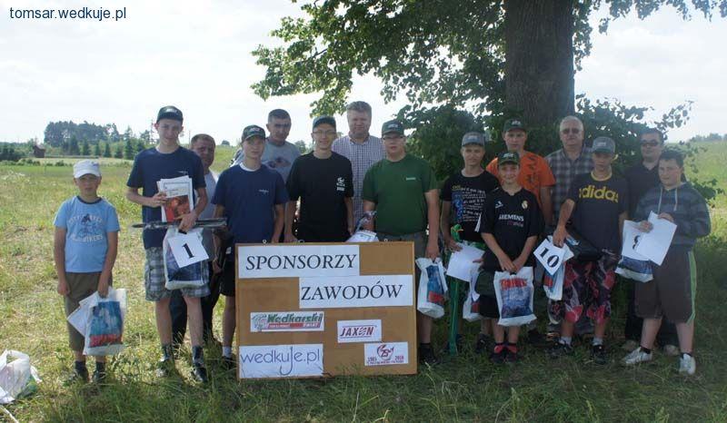 Zawody w wędkarskie - Gimnazjum  w Barczewie 14.06.11
