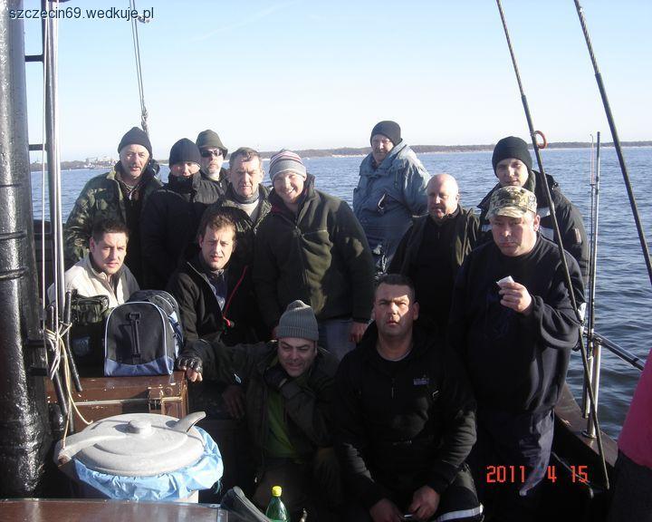 Morskie zawody koła Big Fish Szczecin 14.04.11