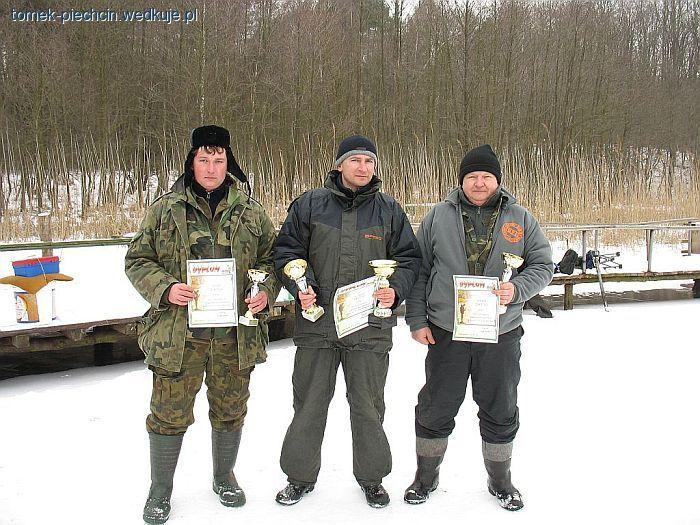 Wyniki drugich podlodowych zawodów wędkarskich-J.Gwiazda 27.02.11