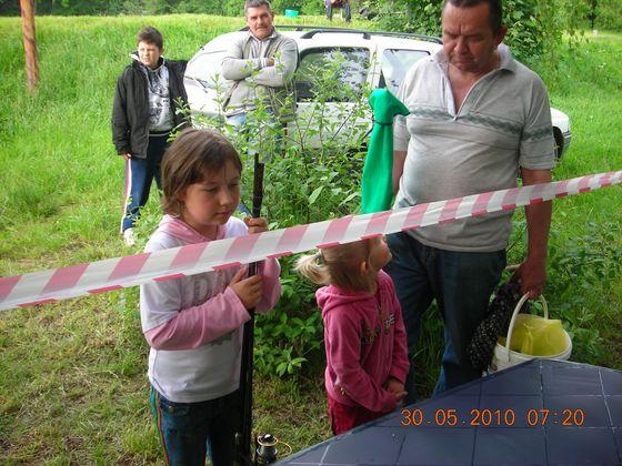 Spławikowe Zawody z okazji Dnia Dziecka- 30.05.10  Cegielnia.