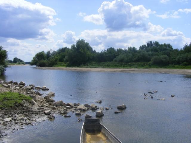 Wisła na odcinku Borowa - Dęblin