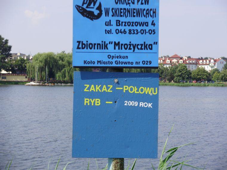 Zalew na rzece Mroga - Piła