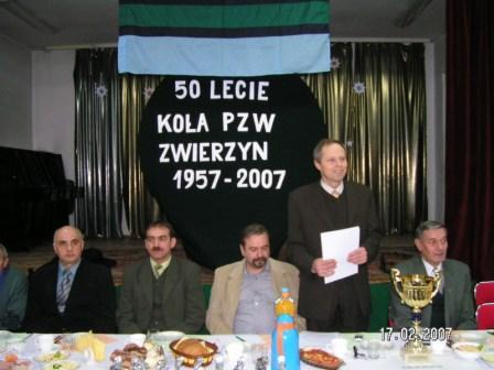 50 lecie koła PZW Zwierzyn-17 lutego 2007