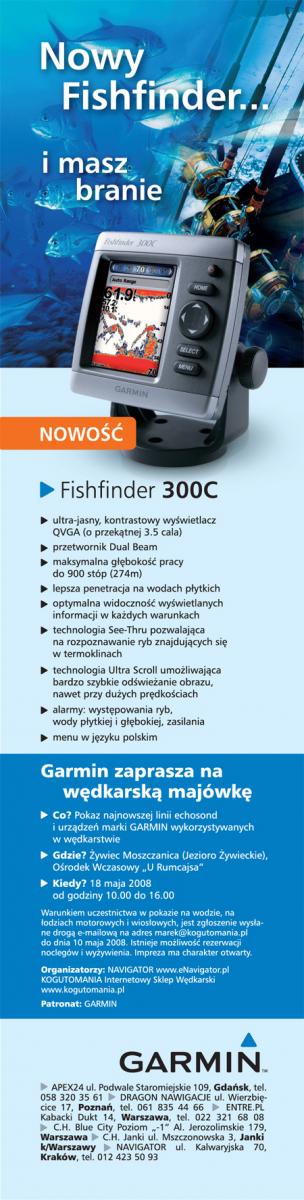 Fishfinder 300C w ofercie Kogutomania.pl