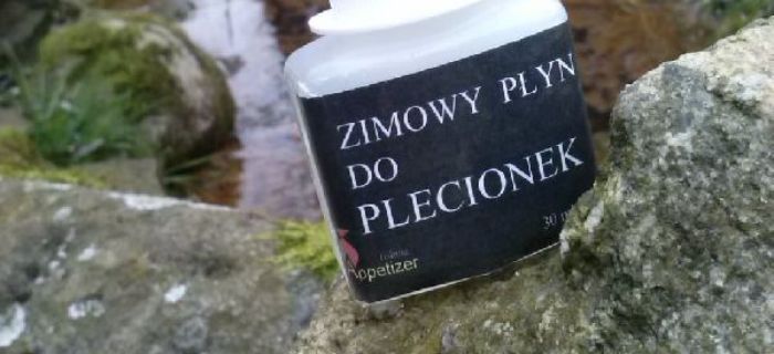 Zimowy płyn do plecionek wędkarskich