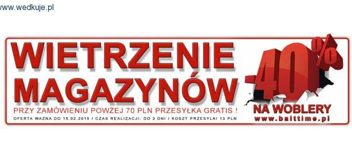 Woblery Bait Time - wielka wyprzedaż -40%