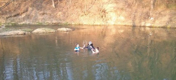Pierwszy dzień wiosny w wykonaniu morsów