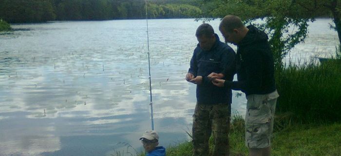 Dzień Dziecka z wędką na jeziorze Młyńskim 03.05.15