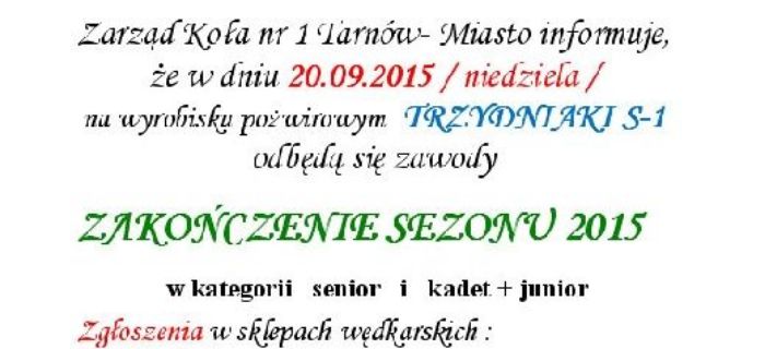 Zakończenie sezonu 2015 koło Tarnów Miasto