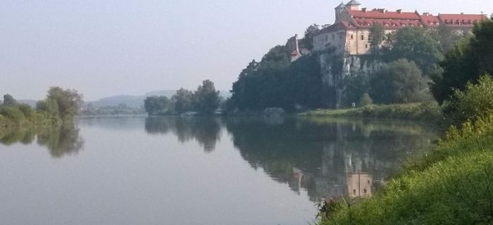Wisła w Tyńcu pod Krakowem
