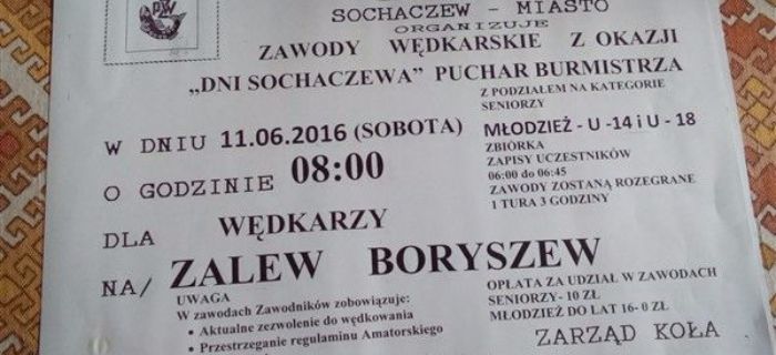 Spławikowe Zawody z okazji 