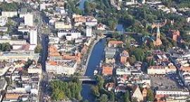 Rzeka Brda w centrum Bydgoszczy