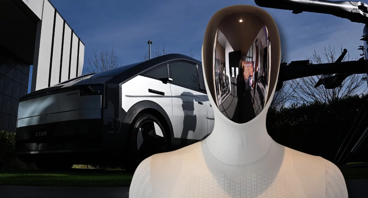 Latające samochody i humanoid-sprzedawca. Xpeng i jego wizja przyszłości [ZDJĘCIA]