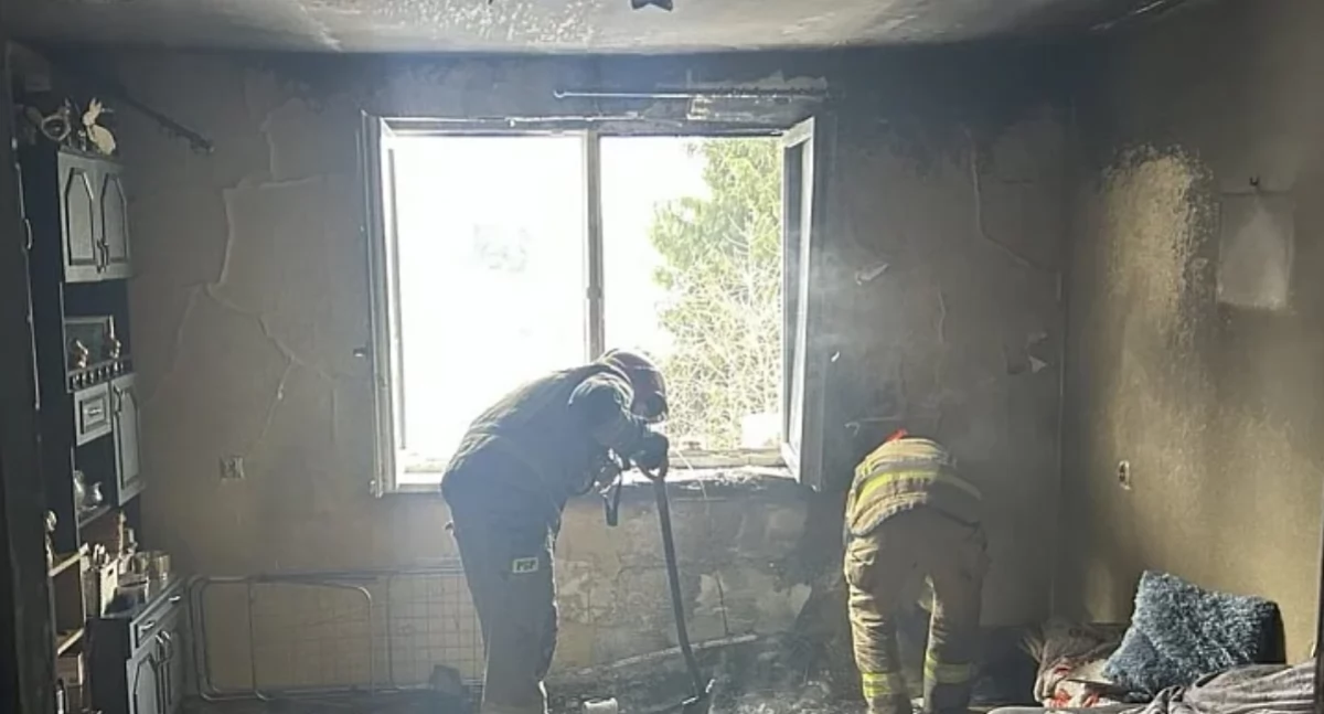 Mając prawie 3 promile podpaliła dywan w mieszkaniu partnera