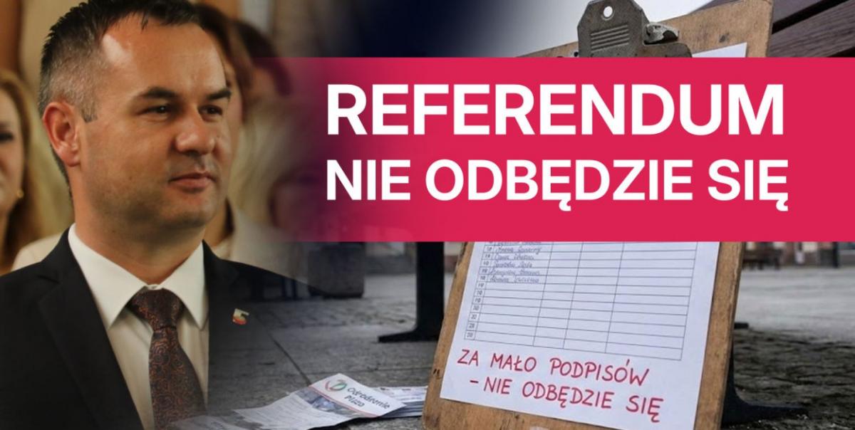 Referendum w Piszu nie dojdzie do skutku. Za mało podpisów