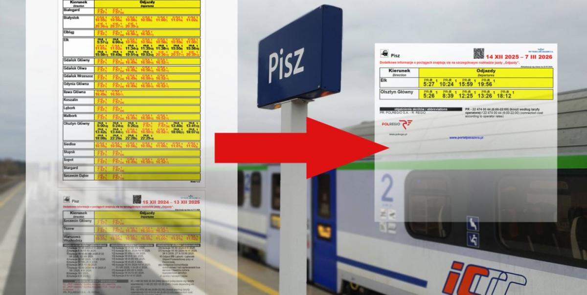 Intercity opuszcza Pisz. Koniec wygody dla studentów i pracowników!