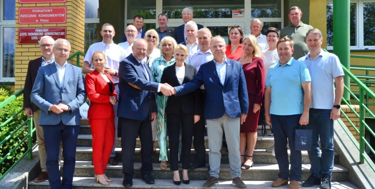 Trójstronna wizyta partnerska w powiecie piskim