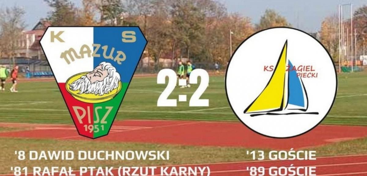 KS Mazur Pisz zremisował z Pieckami