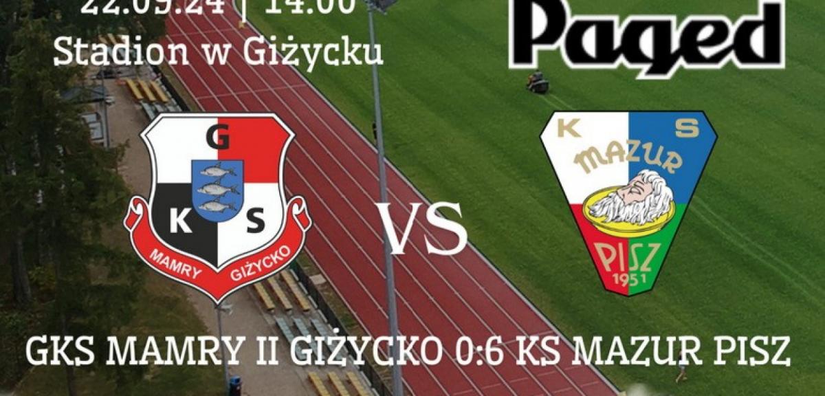 Szósty mecz, szóste zwycięstwo Mazura Pisz
