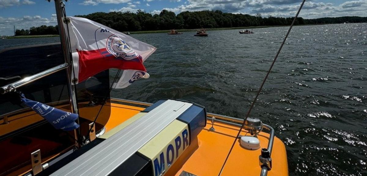 Uwaga. Zamknięty dla żeglugi rejon - Śniardwy, Mikołajskie, Bełdany