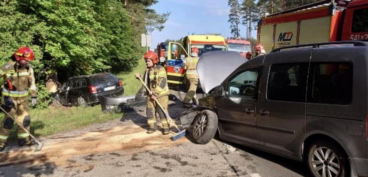 Wypadek drogowy. 4-latek trafił do szpitala