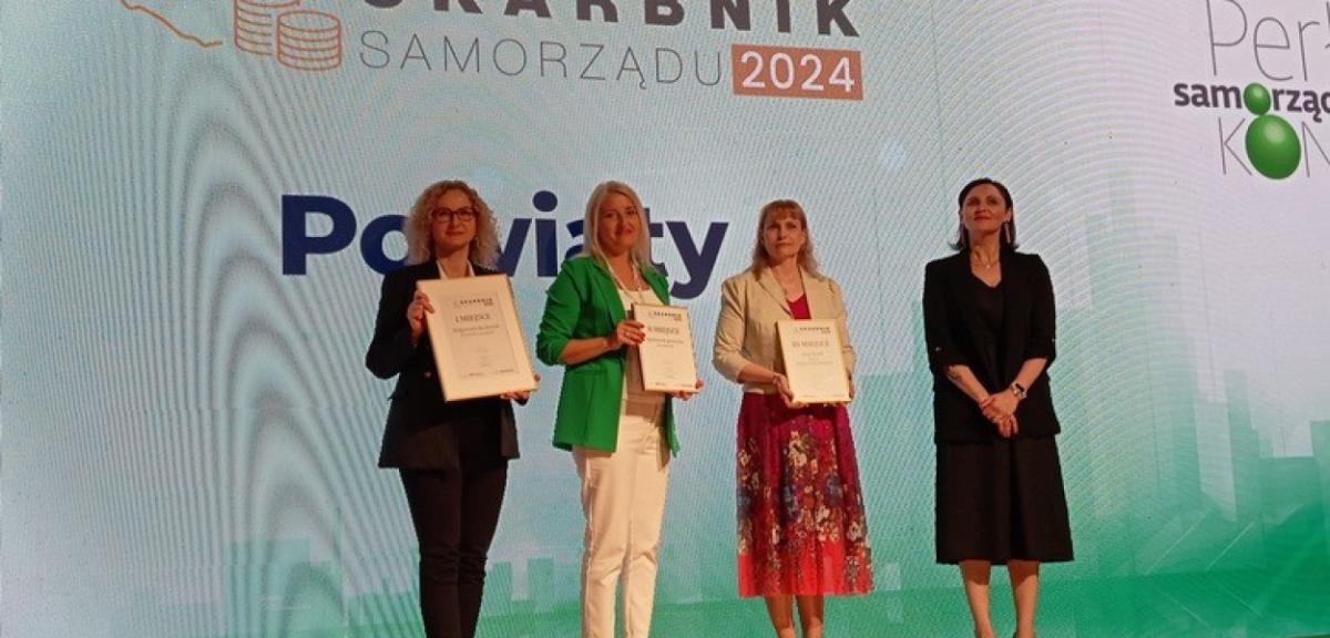 Skarbnik Powiatu Piskiego na podium