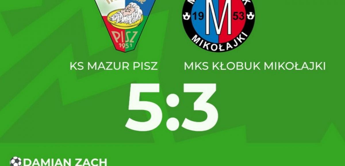 Mazur Pisz zdeklasował lidera z Mikołajek