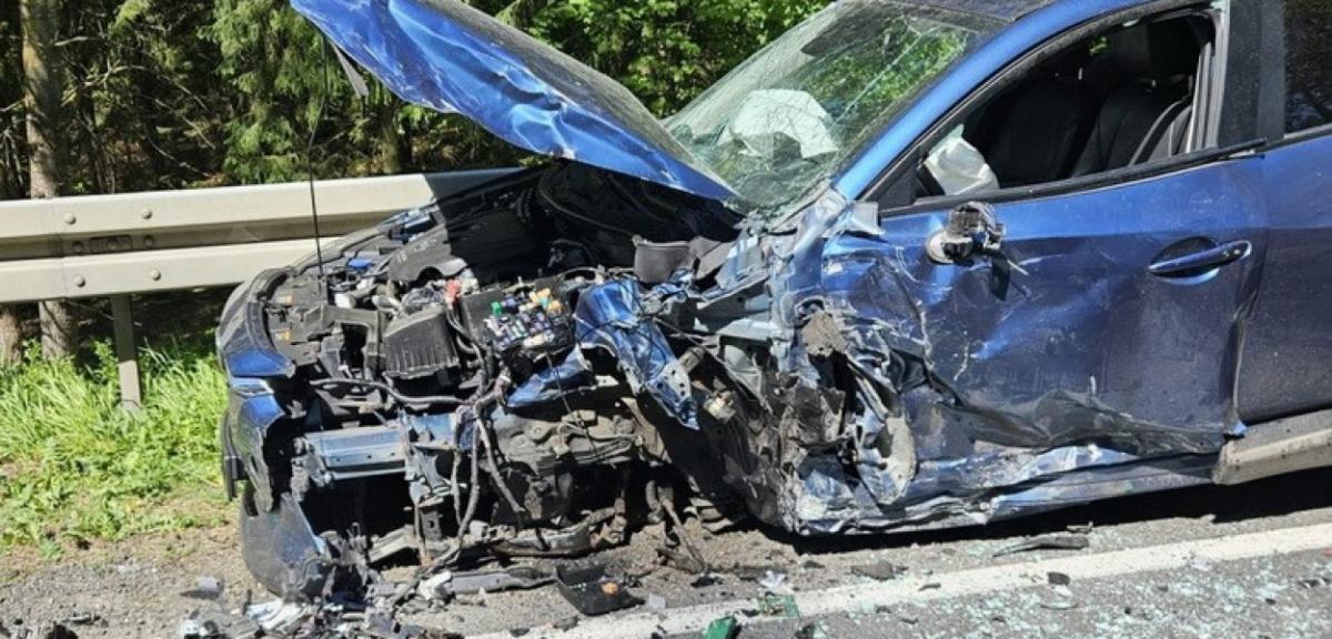 Wypadek na trasie Pisz-Ruciane-NIda