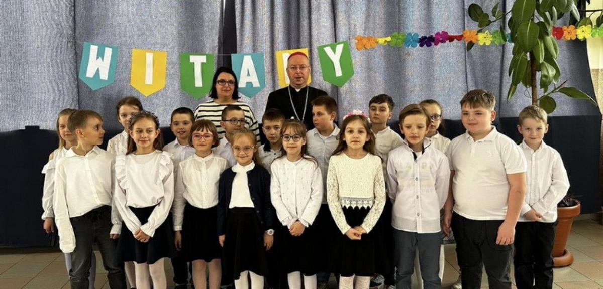Wizyta Biskupa Ełckiego w piskich szkołach