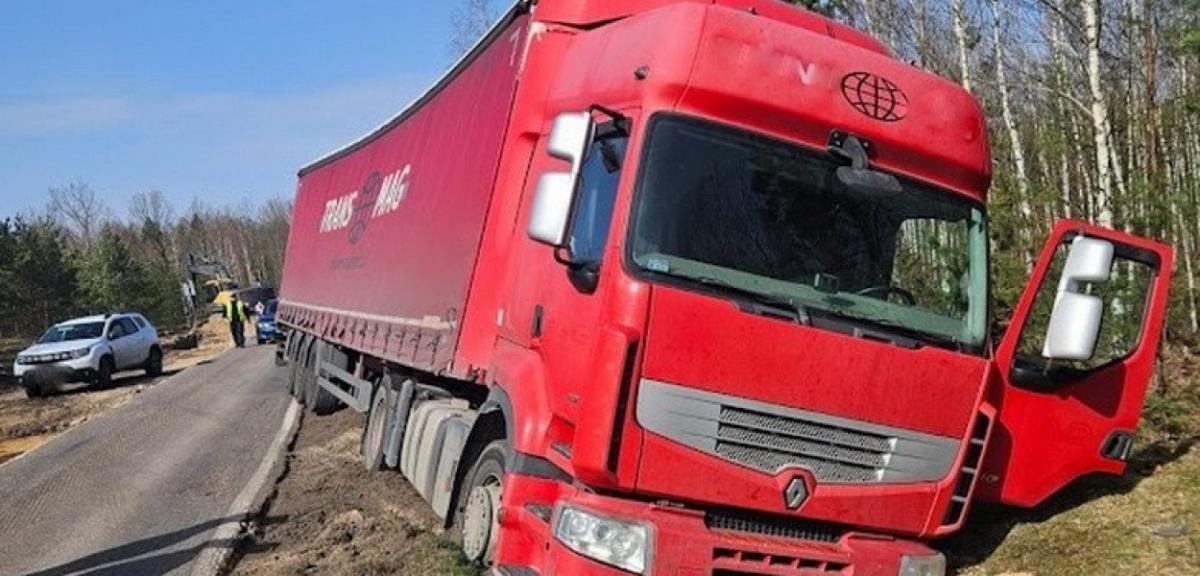 Zablokowana trasa Pisz- Jeże