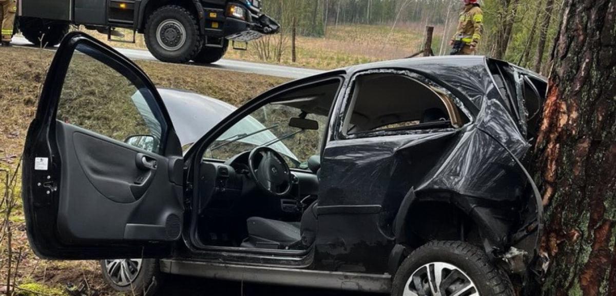20-latek stracił panowanie nad autem