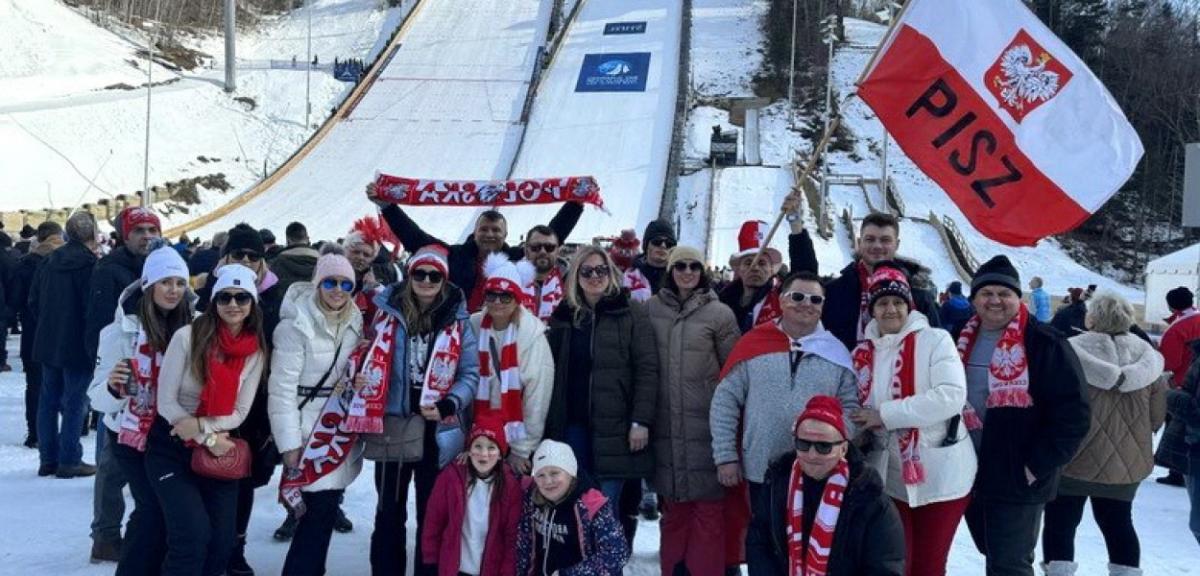 Kibice z Pisza: Trzymamy kciuki za naszych skoczków