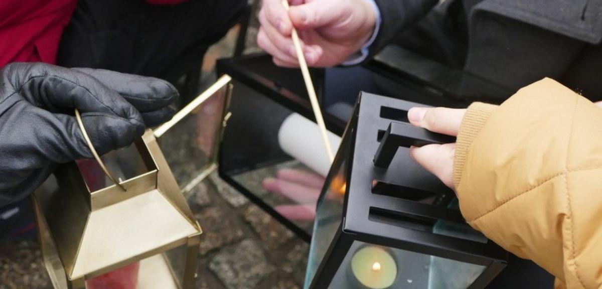 Harcerze przekazali piszanom Betlejemskie Światełko Pokoju