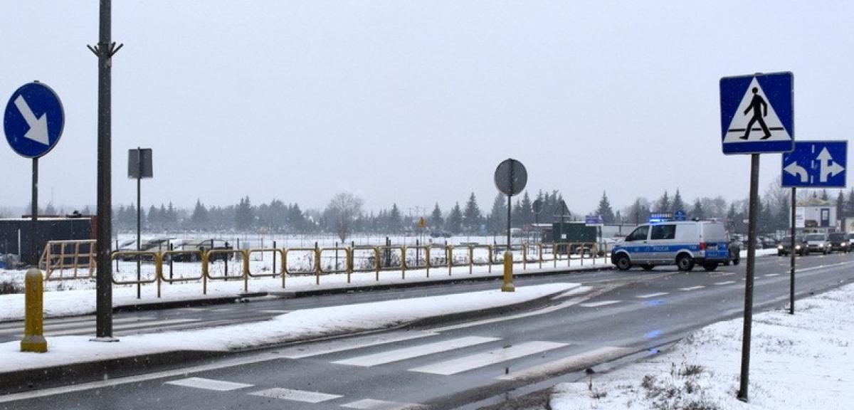 Potrącenie pieszej na ulicy Warszawskiej