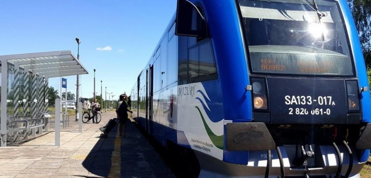 Ruch pociągów na trasie Olsztyn-Pisz został przywrócony