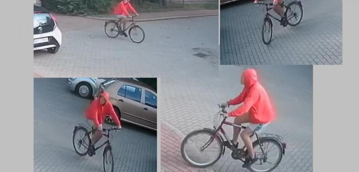 Kradzieże rowerów. Czy mężczyzna na zdjęciach ma w tym udział?