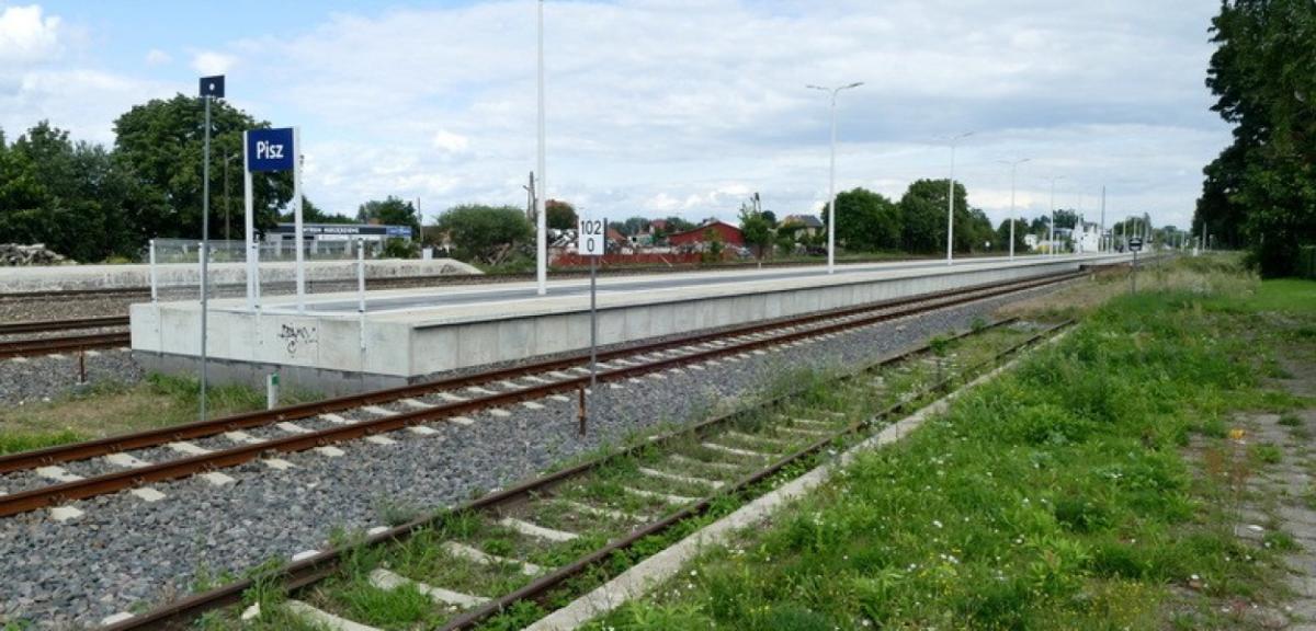 Wstrzymany ruch pociągów na trasie Olsztyn - Pisz - Ełk