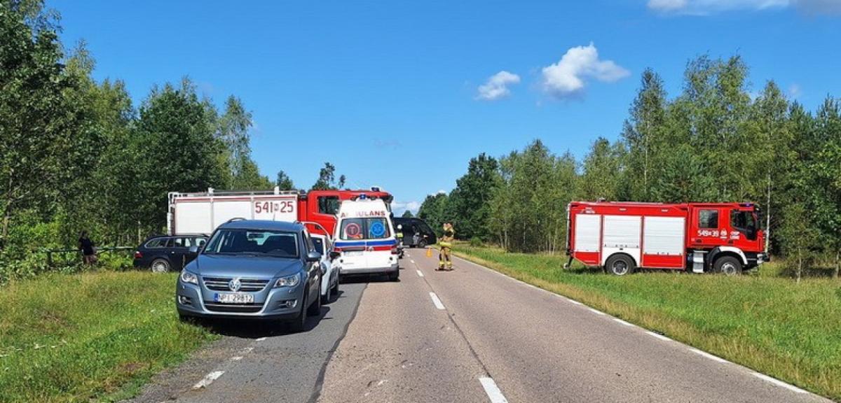 Śmiertelny wypadek na trasie Pisz-Jeże