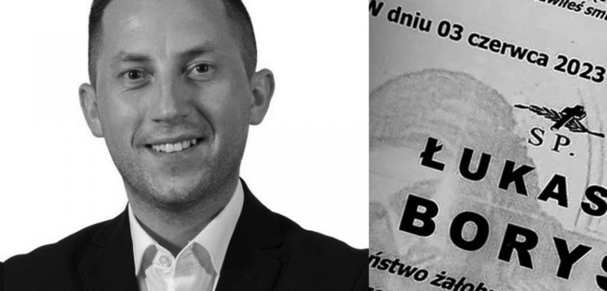 Radny Powiatowy Łukasz Borys nie żyje. Zmarł nagle w wieku 36 lat