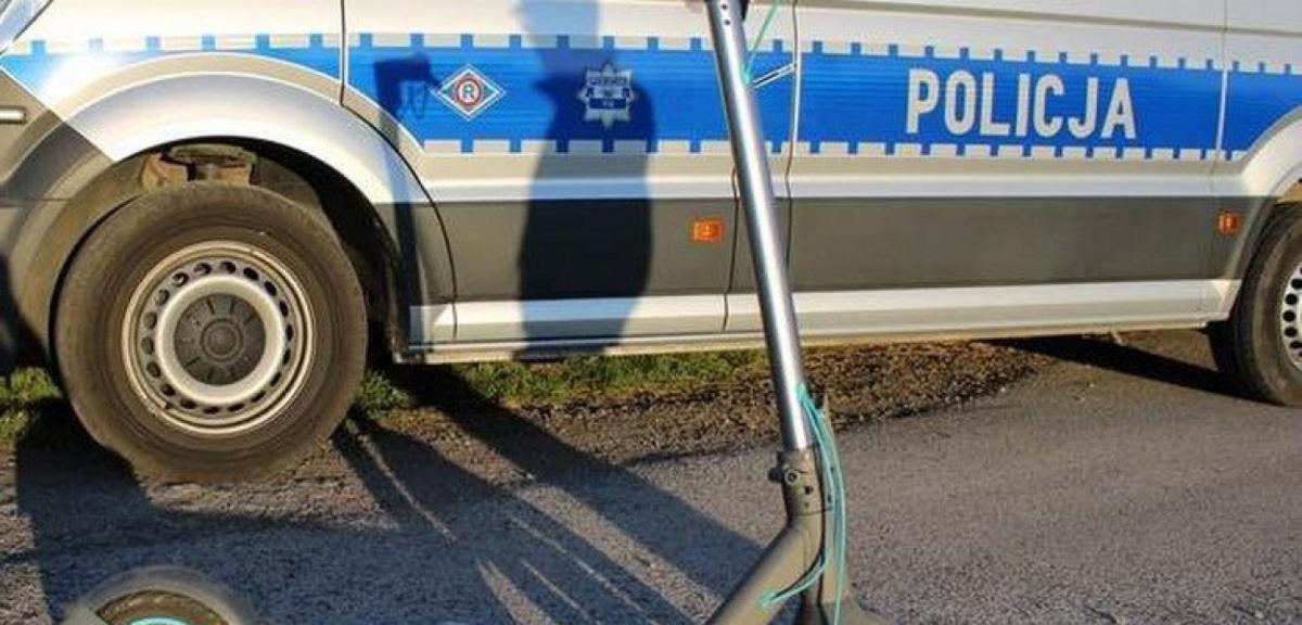 Jedna z elektrycznych hulajnóg została skradziona