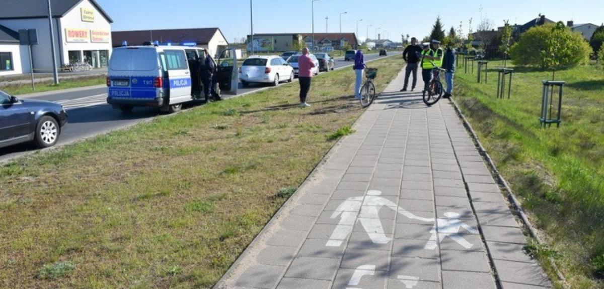 Zderzenie rowerzystów na Czerniewskiego