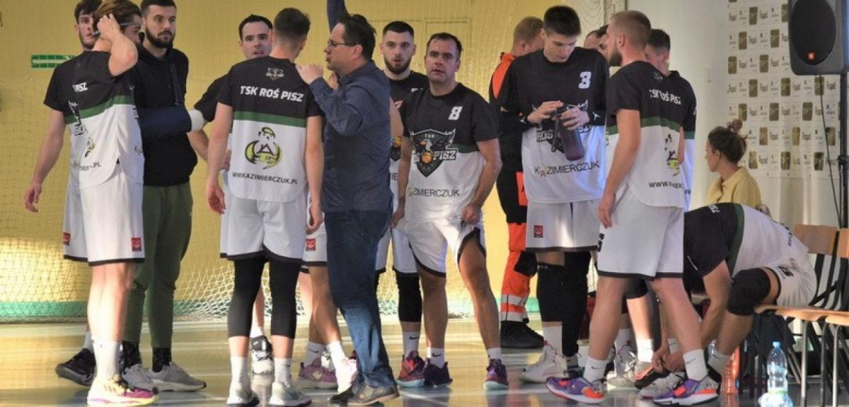 TSK Roś Pisz pokonany na wyjeździe 75:83