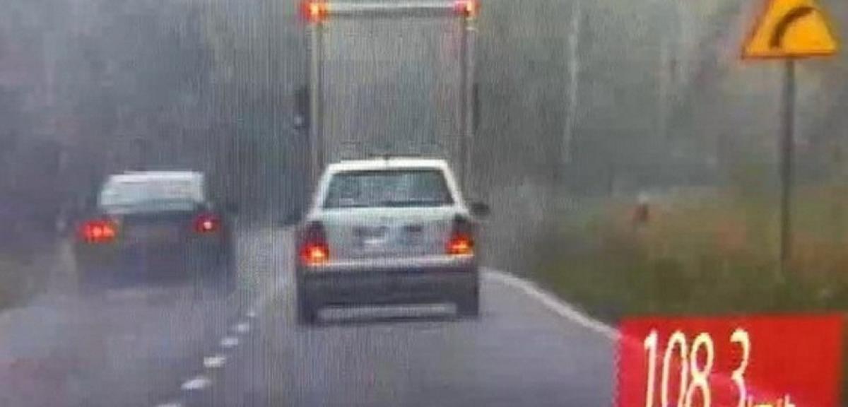 Brawura za kierownicą na trasie Pisz-Ruciane-Nida