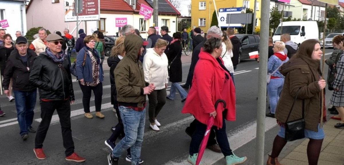 Mieszkańcy po raz kolejny protestowali w sprawie Obwodnicy Pisza