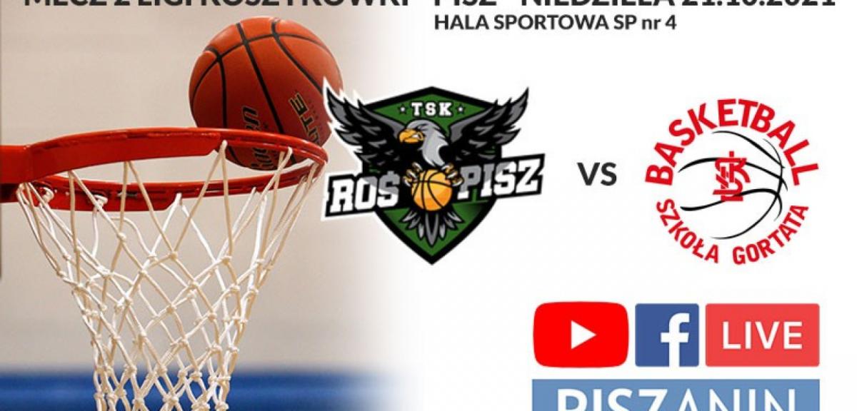 2 liga koszykówki: TSK Roś Pisz kontra ŁKS Coolpack Łódź