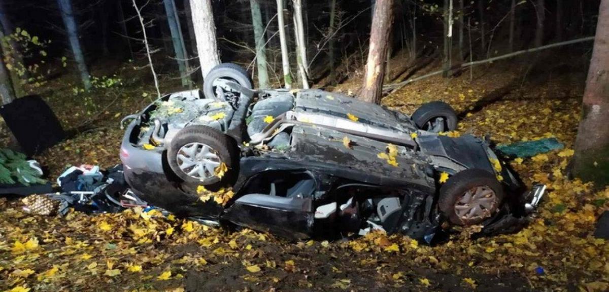 Tragiczny wypadek na trasie Ukta- Mikołajki